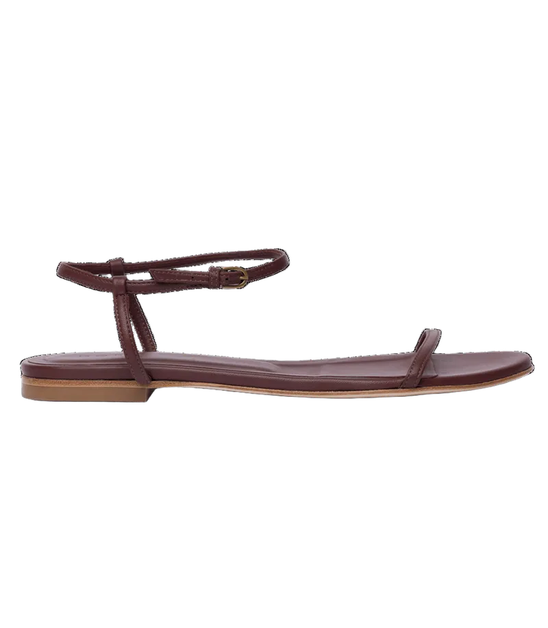 Sartene Sandal - Dark Chocolate Nappa