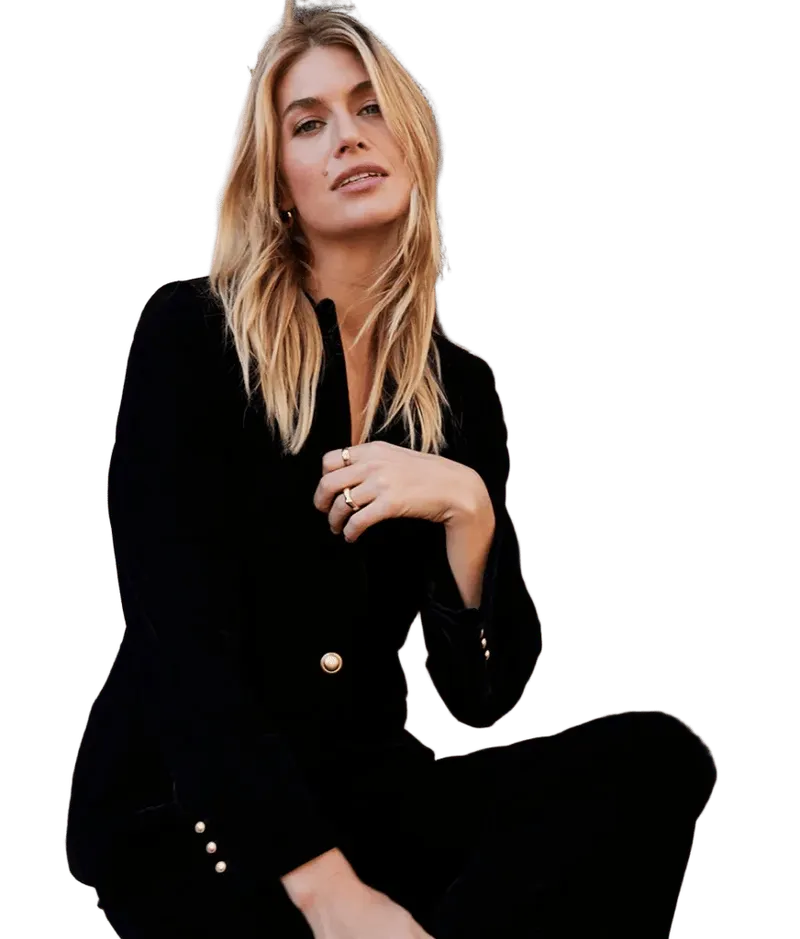 The Sustainable Velvet Collection Blazer