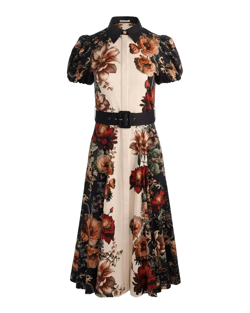 Henrietta Floral Belted Midi Dress