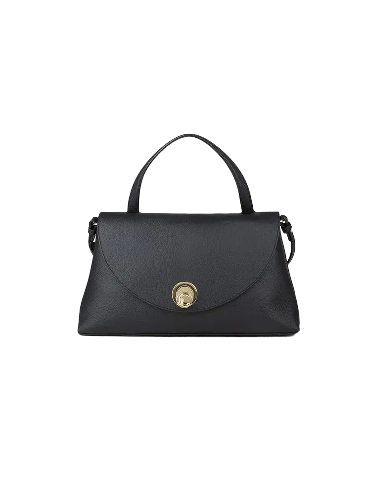 Coccinelle Nikla Top Handle Bag — Black