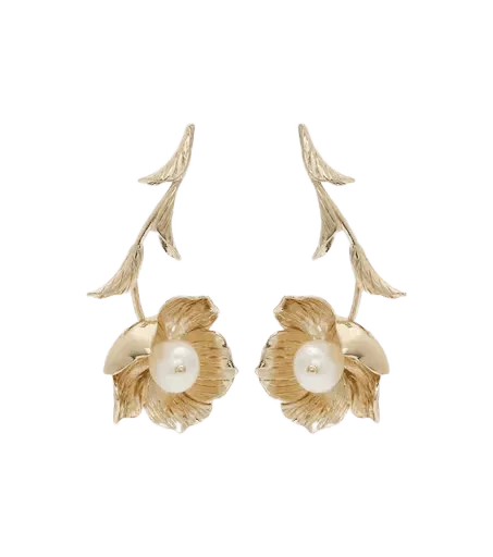 Embellished drop earrings