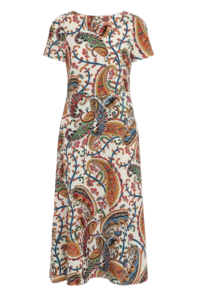 Etro Paisley-Printed Dress — Multicolor