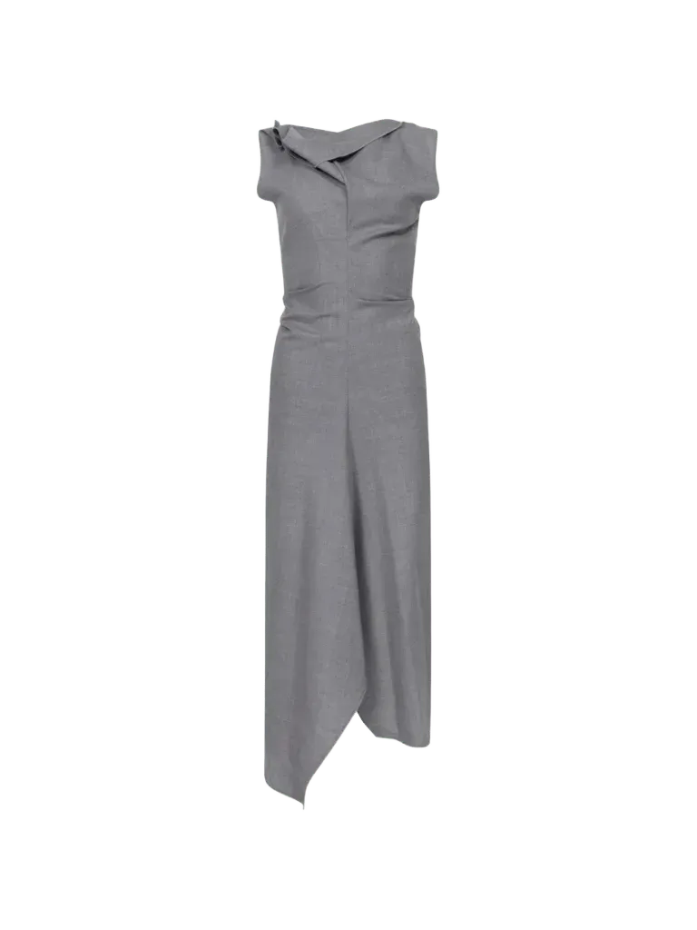 Victoria Beckham draped tailored midi dress