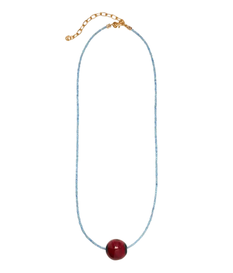 Callisto Necklace in Crimson