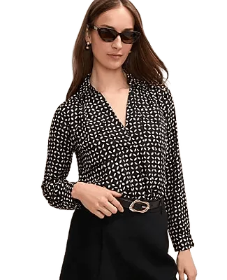 Geo Print Camp Shirt