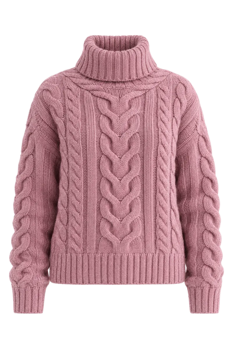 Traveling T Neck Sweater