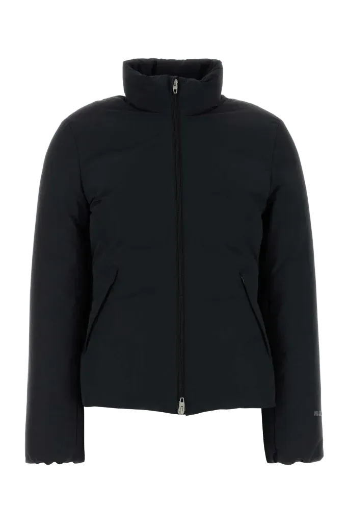 Jil Sander Quilted Down Jacket — Black