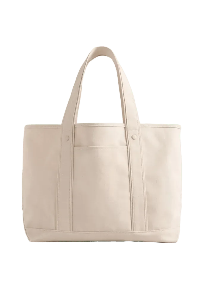 Large Natural Heritage Canvas Tote