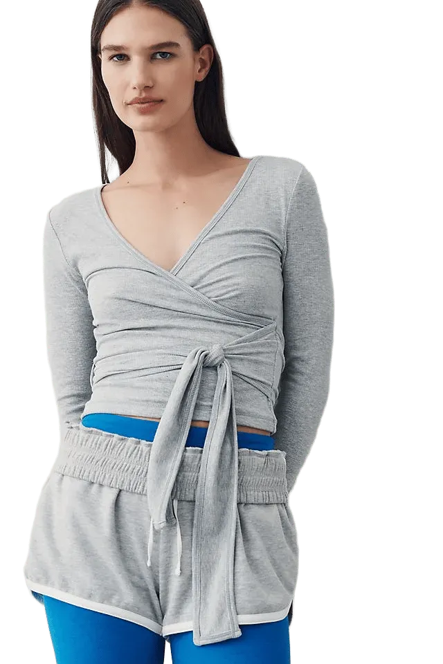 Daily Practice Surplice Wrap-Front Top