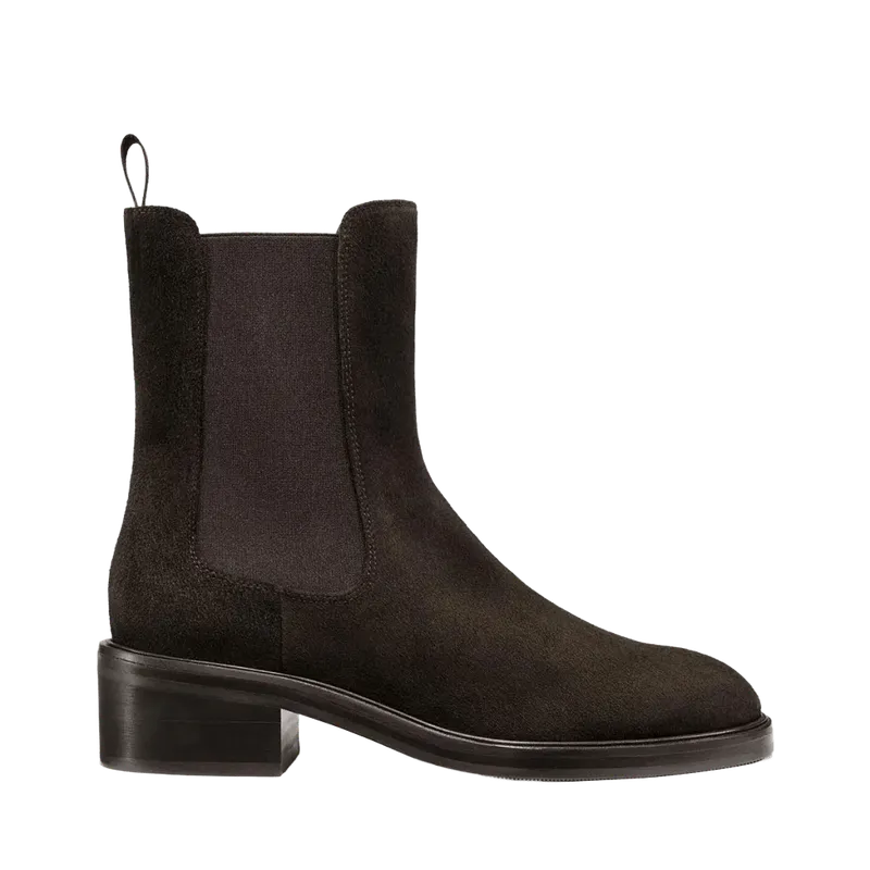 The City Chelsea Boot - Dark Chocolate Suede