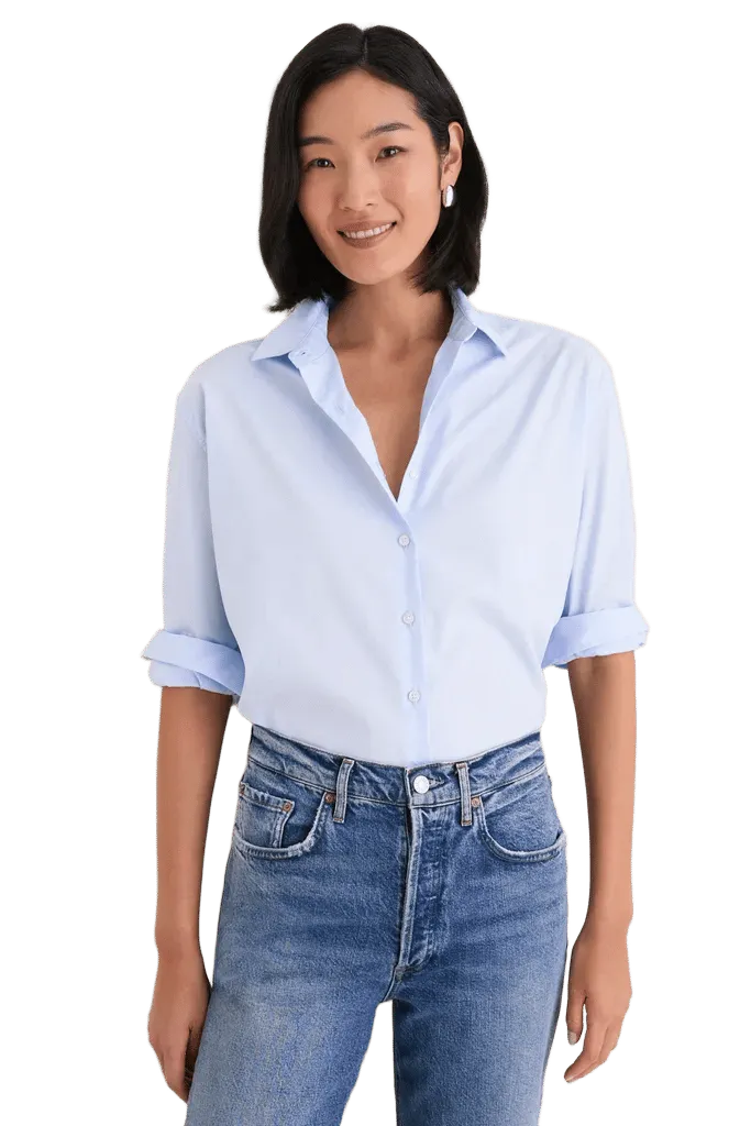French Blue Classic Cotton Nadine Button Down