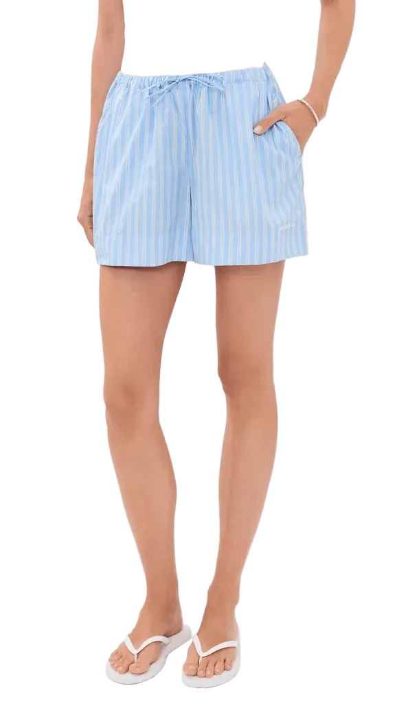 Cotton Stripe Shorts