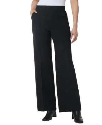 Women's High-Rise Wide-Leg Pull-On Trousers