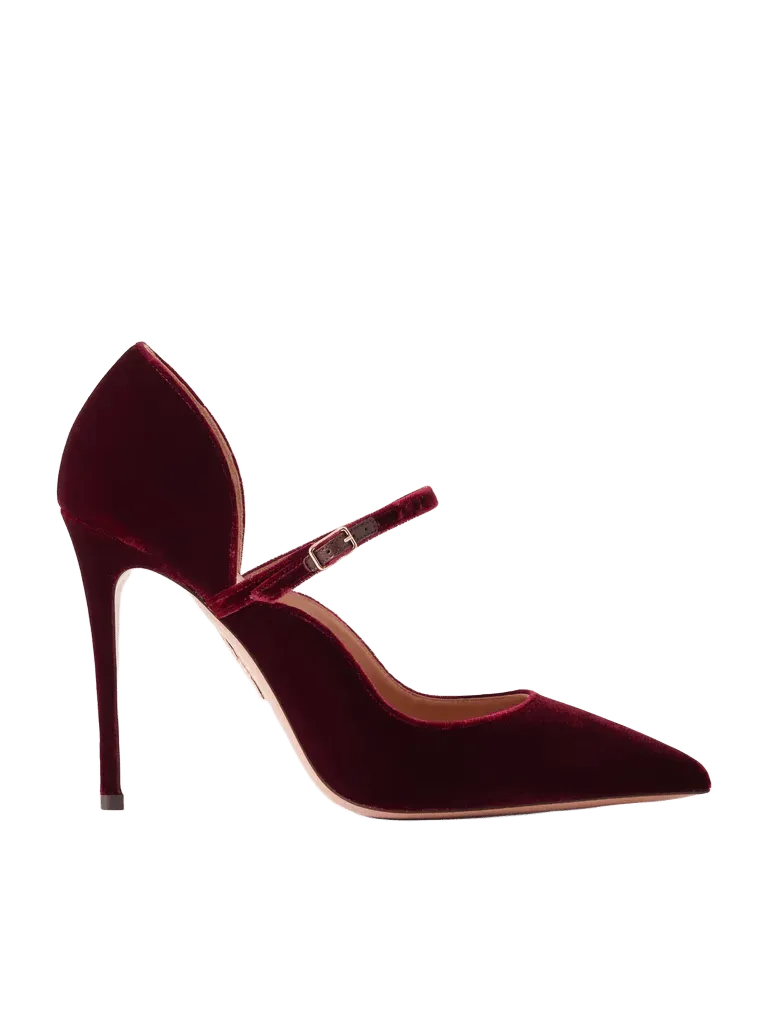 Bellezza 105 velvet pumps