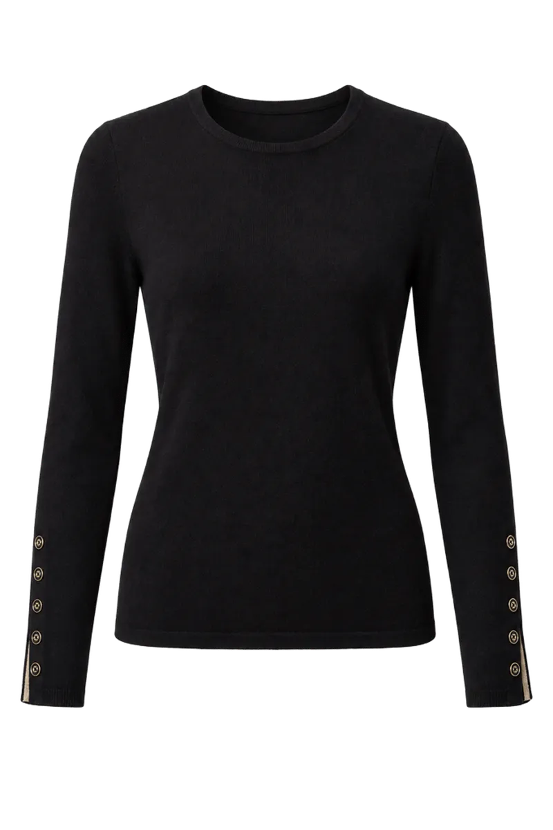 Black Solid Jamey Sweater