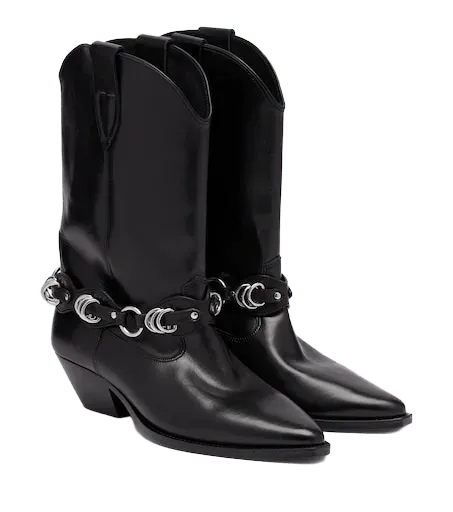 Duerto embellished leather cowboy boots