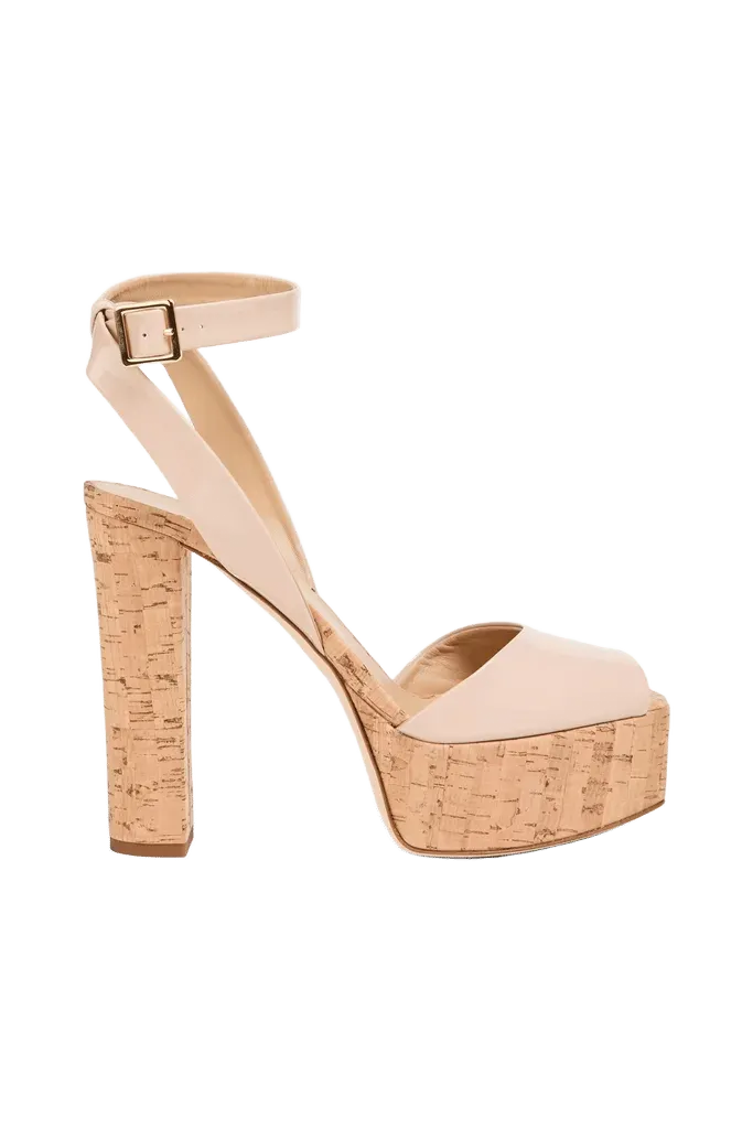 Betty patent-leather platform sandals