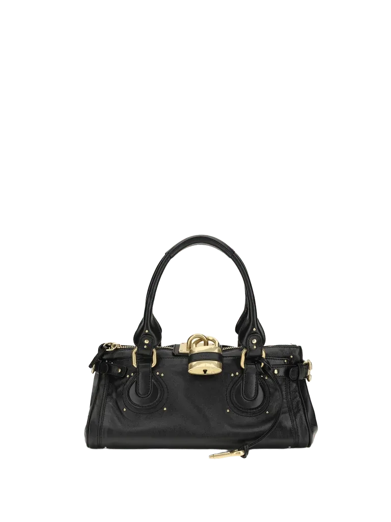 Chloé Paddington Shoulder Bag — Black