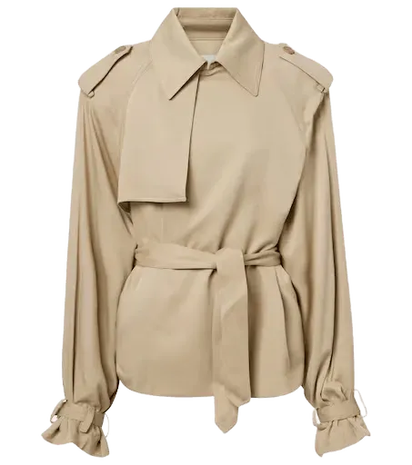 Elva twill trench coat