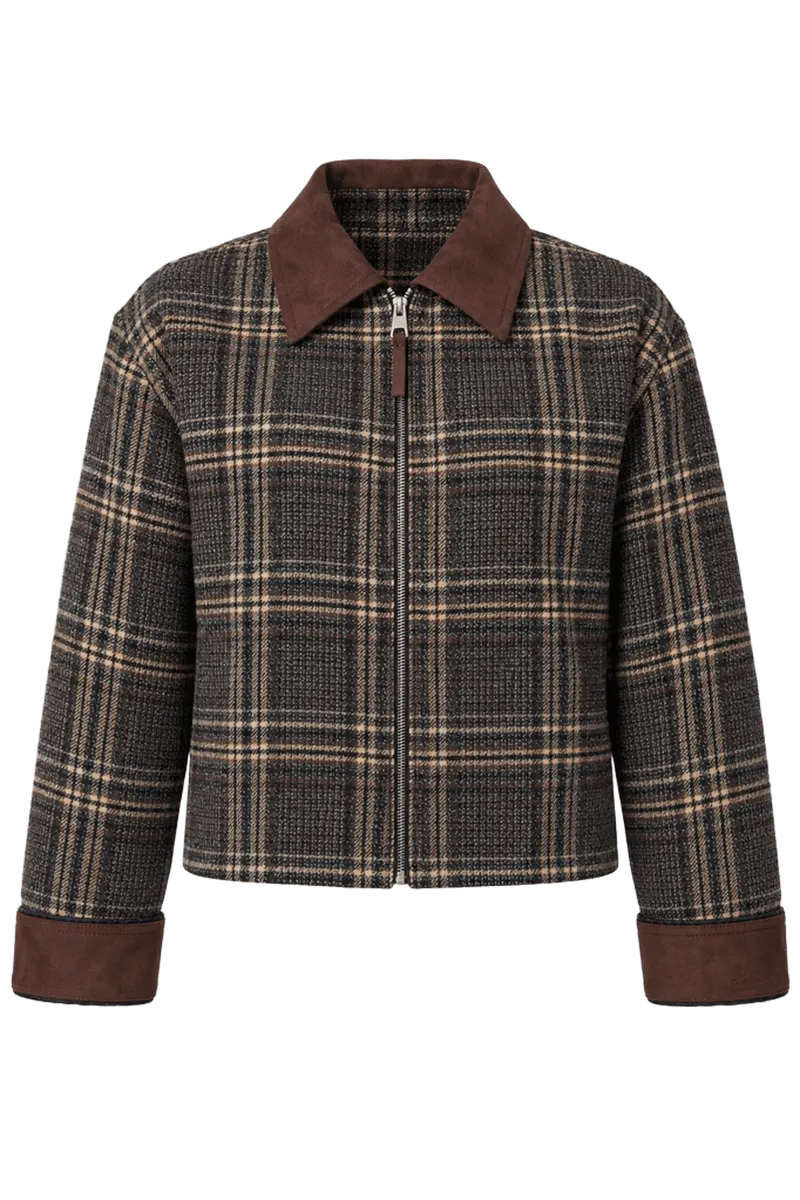 Avery Plaid Barn Jacket
