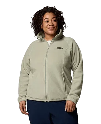 columbia plus size benton springs fleece long sleeve jacket