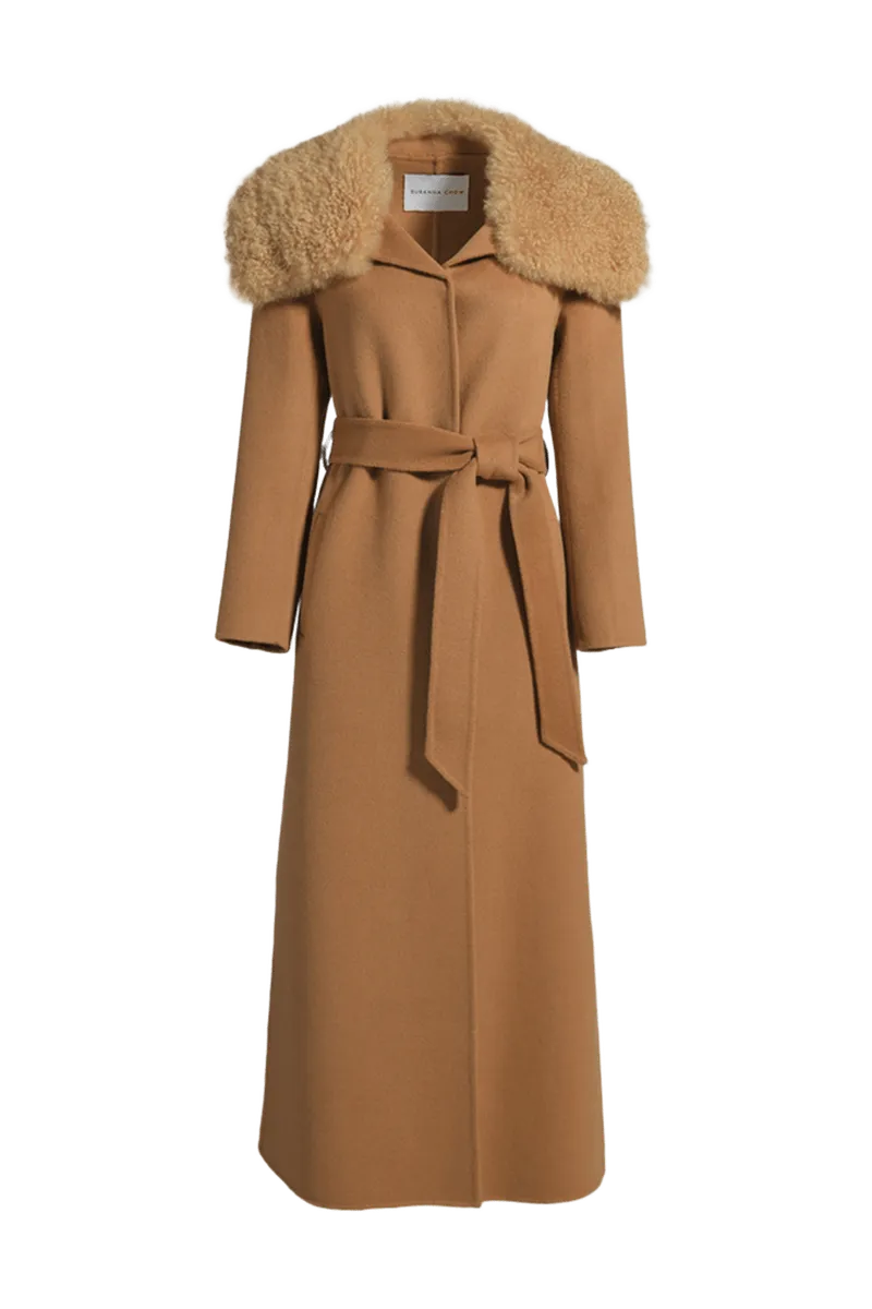 Susanna Chow Cashmere Shearling Coat