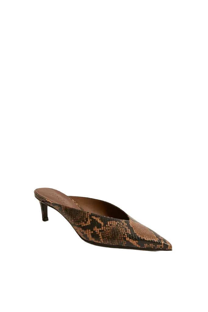Pecan Brown Loren Mid Heels