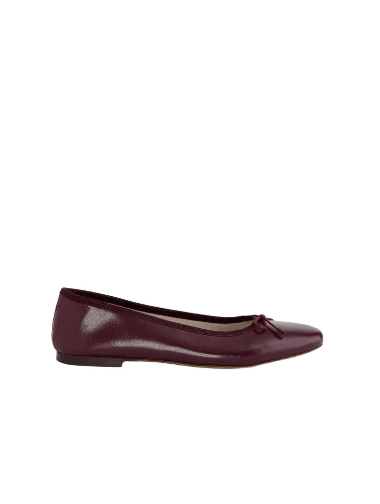 Prince Street Ballet Flat in Leather