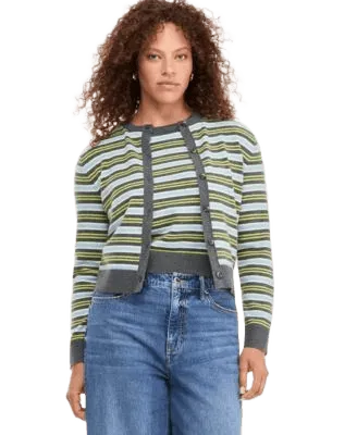 Women's Long-Sleeve Crewneck Cora Cardigan, Macy's Exclusive