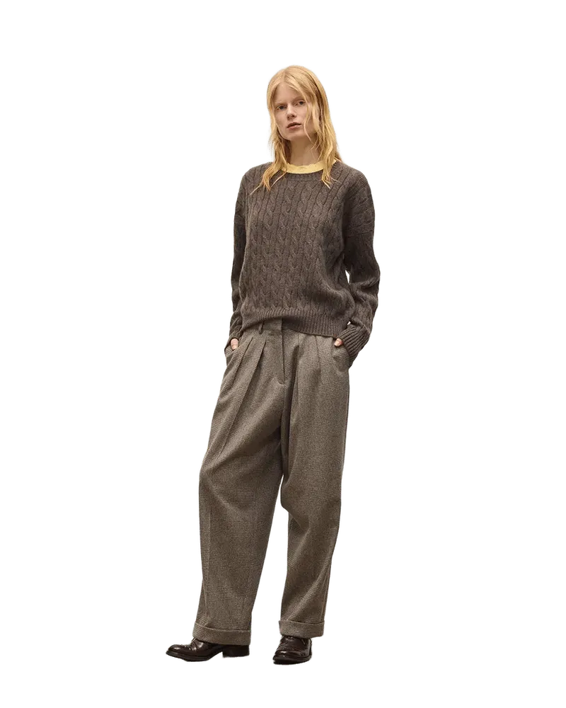 Kylesku Brown Cashmere Jumper
