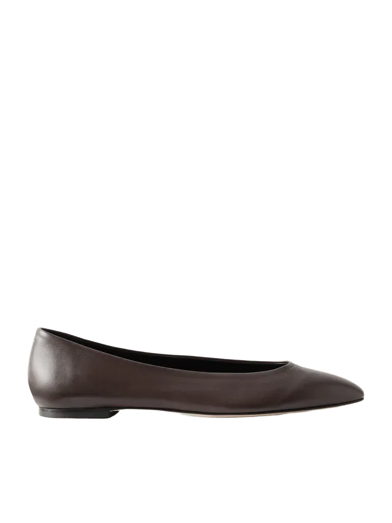 Ellie Leather ballet flats