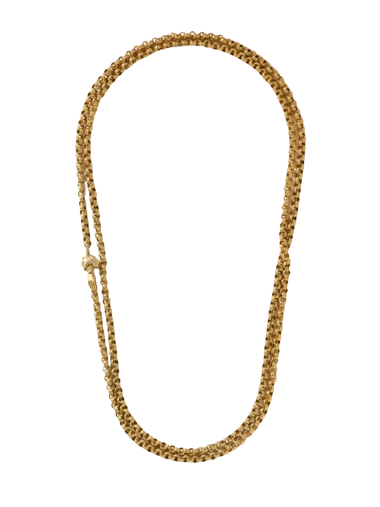 Vintage 1790-1820s 18-karat gold necklace
