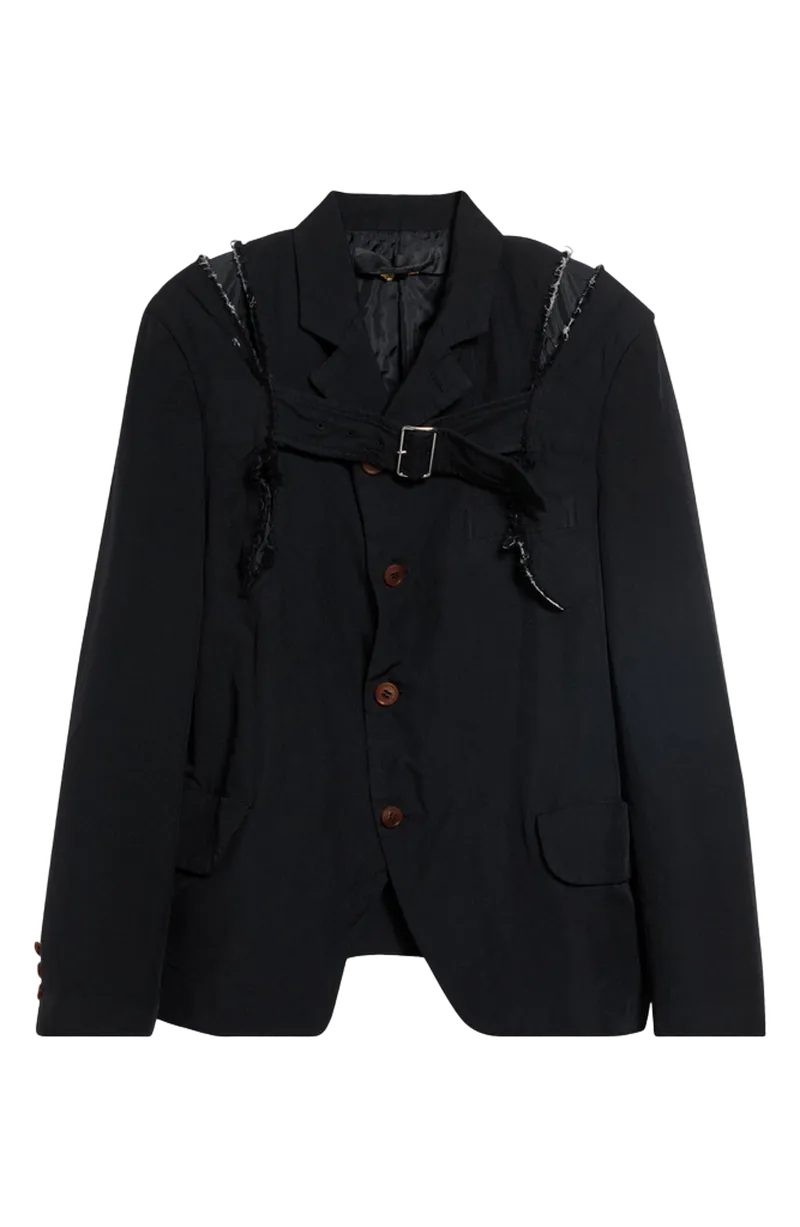 Garment Dyed Polyester Oxford Blazer