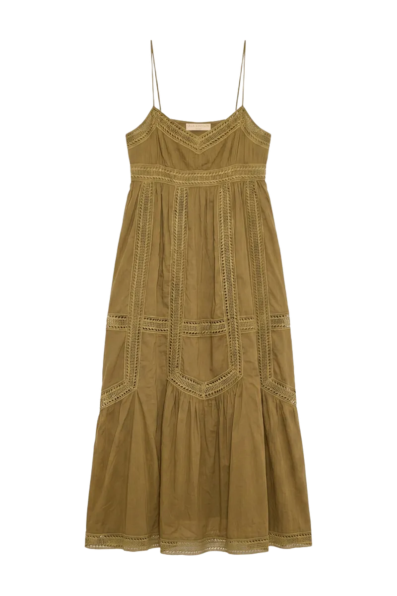 Romilly Cami Cotton Dress - Lichen