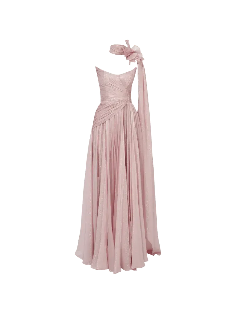 Iris Serban Nur pleated draped gown