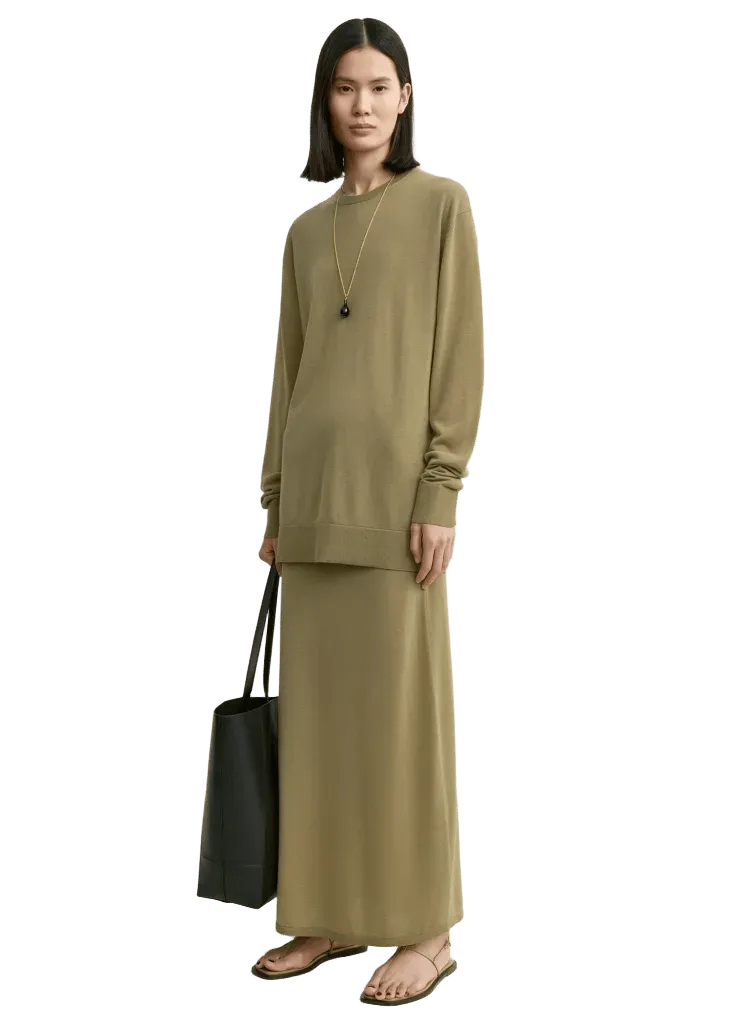 Long-sleeve tee knit desert