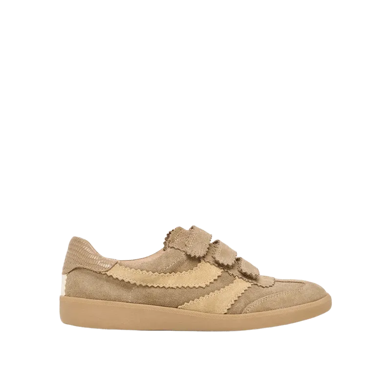 Merit Velcro Sneakers Taupe Multi Leather