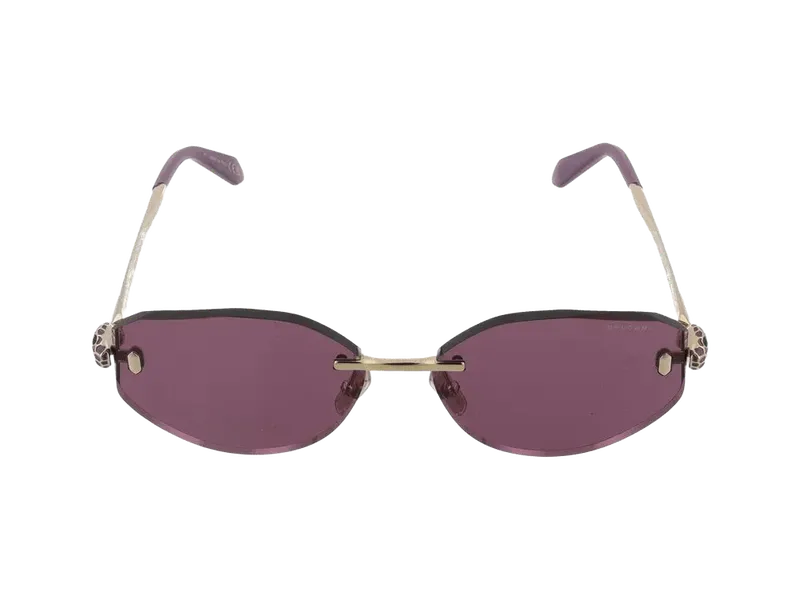 Bulgari BV40059U Cat-Eye Sunglasses — Purple