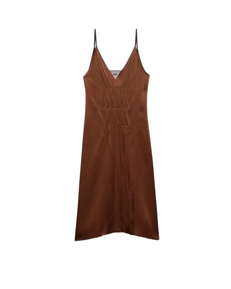 Satin crepe dress