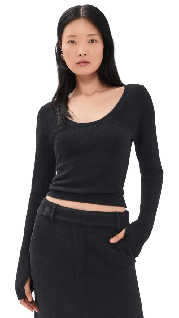 Magnolia Scoop Knit Top