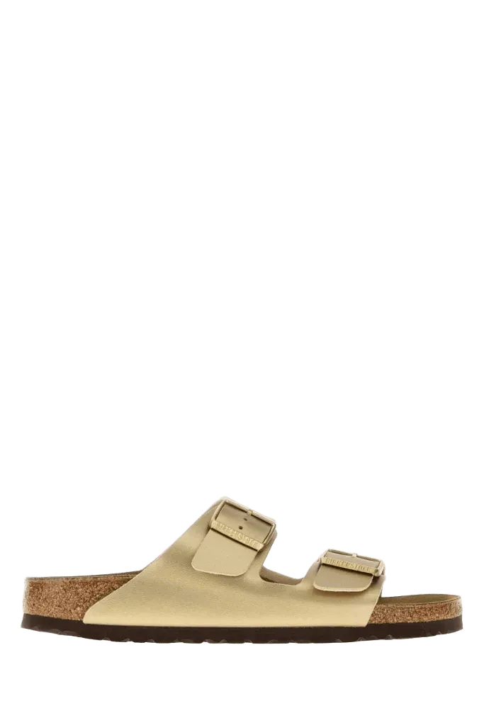 Birkenstock Arizona Slide Sandal — Gold