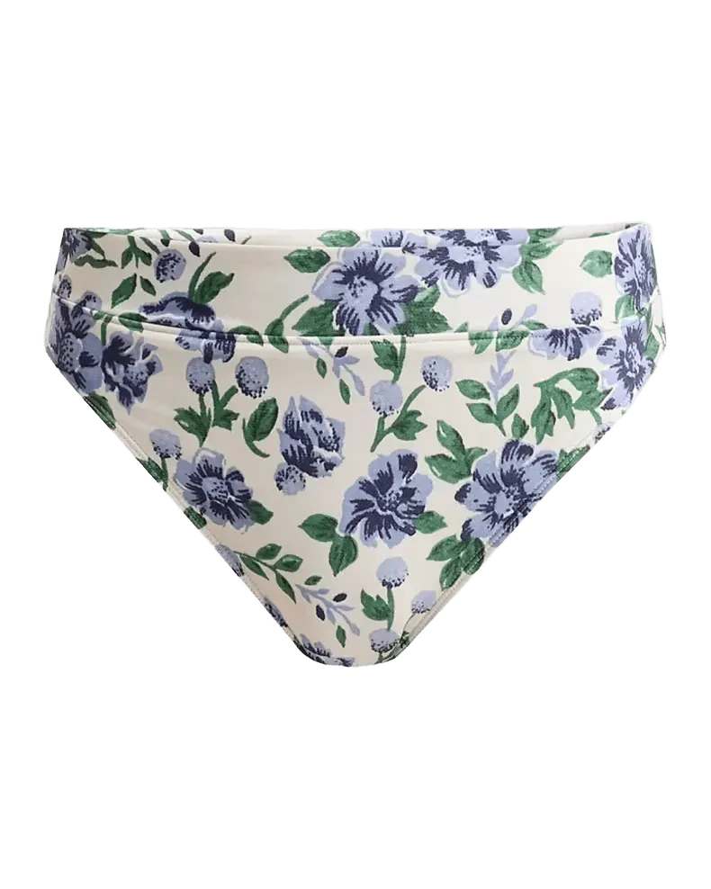 Enamour Floral Mid-High-Cut Bikini Bottom
