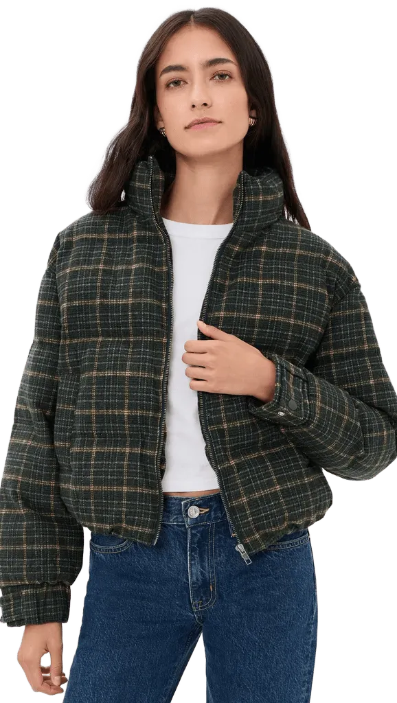 The Bruna Brushed Puffer Jacket