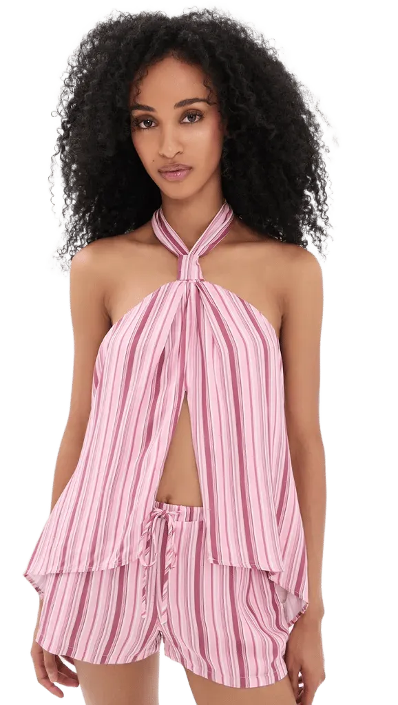 Koah Knotted Front Split Top