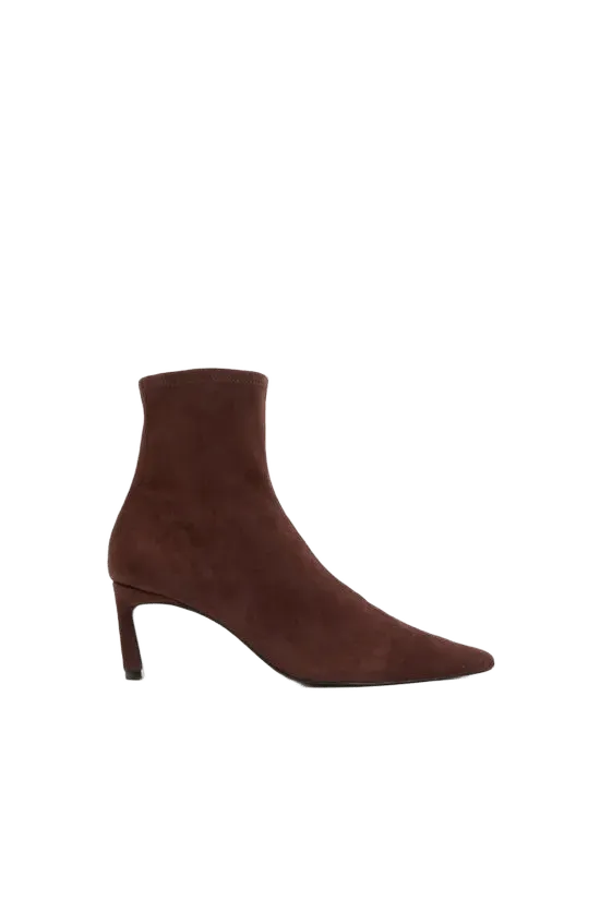 Katya Stretch Suede Ankle Boot