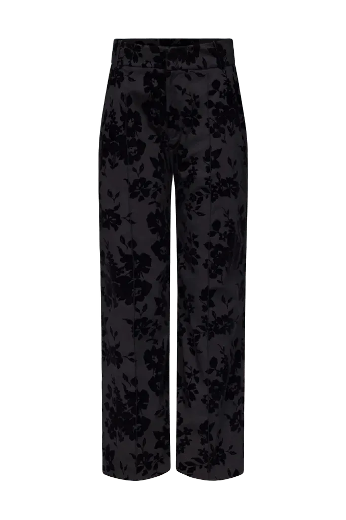 Yoshitomo Soft Adorned Pants — Black