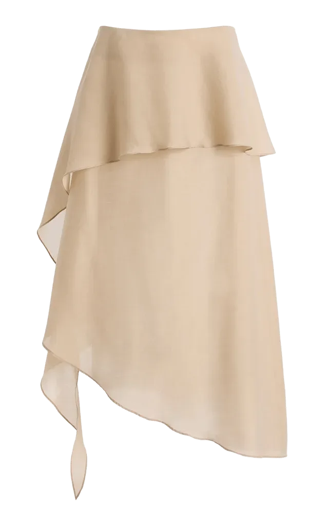 Eleanor Overlay Chiffon Midi Skirt