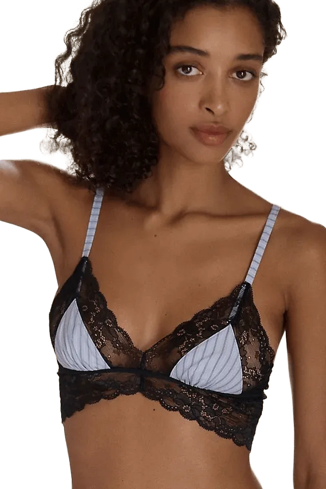 LyreBird Lace-Trim Thong