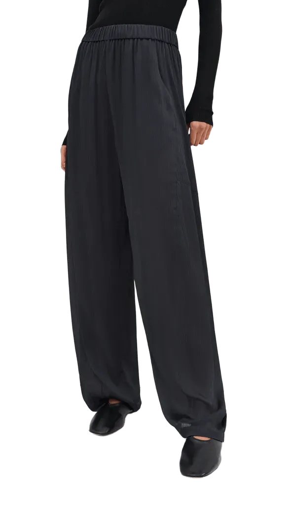 Matte Satin Plisse Winslow Pants