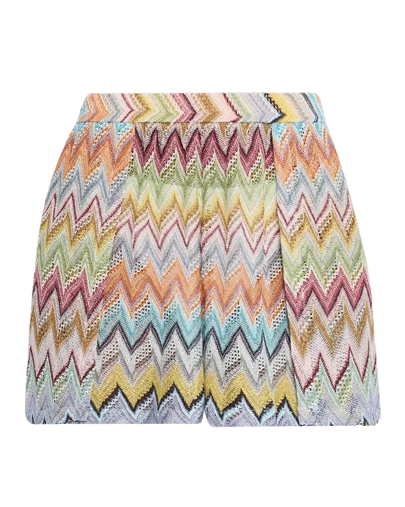 Zig-Zag Lame Shorts Coverup